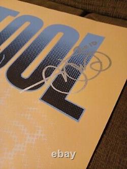 Tool Band Signed Tour Poster Bill Graham San Francisco CA 2010 Adam Jones