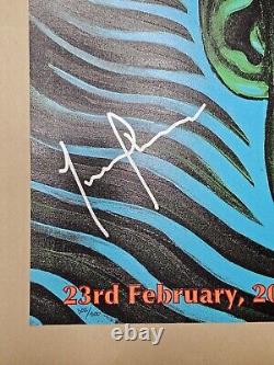 Tool Band Signed Tour Poster Melbourne Australia February 2020 Alex Grey SIGNED