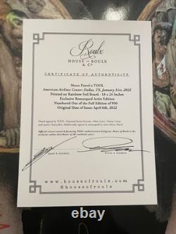 Tool Band Tour Poster AA Center 2022 Dallas TX Band Signed OOP X/950 Moon Patrol
