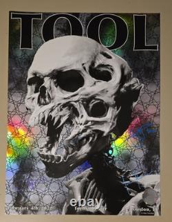 Tool Concert Poster Houston Tour Band February 4, 2022 Max Verehin BAND SIGNED