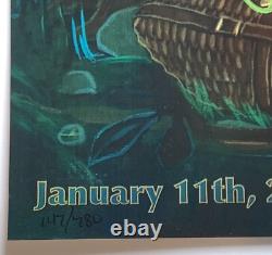 Tool signed Tacoma Poster 2022 fear inoculum concert tour group auto