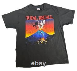 Total Recall Tour SIGNED T Shirt XL Nazareth Uriah Heep Blue Oyster Cult 1993