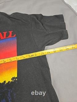 Total Recall Tour SIGNED T Shirt XL Nazareth Uriah Heep Blue Oyster Cult 1993