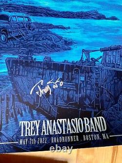 Trey Anastasio Signed 5/7/22 Boston, Ma Band Tour Poster Autograph Jsa Coa Phish