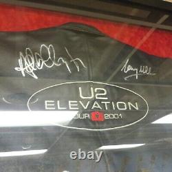 U2 JACKET SIGNED BY THE BAND! Elevation Tour 2001 Authentic Autograph Framed