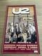 U2 -signed Tour 11x17 Photo By 3 Band Members Bono, Edge, Clayton Coa