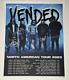 Vended Band Real Hand Signed & Numbered 2023 Tour Poster Ltd 333 Coa Slipknot