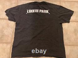 VINTAGE Linkin Park Official Hybrid Theory 2001 Tour Shirt XL Rock SIGNED RARE