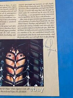 VTG 1975 Yes TOUR CONCERT PROGRAM GUIDE SIGNED ALL BAND Jon/Howe/Chris/Alan/Pat