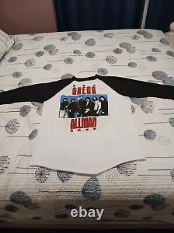 VTG The Gregg Allman Band No Angels Tour T Shirt 80s Concert Sz XL Signed RARE