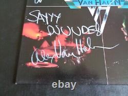 Van Halen Full Band Signed Debut Lp Signed On The 1978 Uk Tour Great Signatures