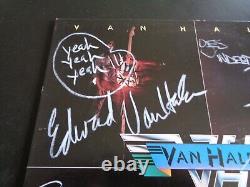 Van Halen Full Band Signed Debut Lp Signed On The 1978 Uk Tour Great Signatures