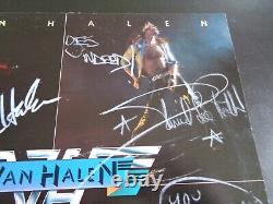 Van Halen Full Band Signed Debut Lp Signed On The 1978 Uk Tour Great Signatures