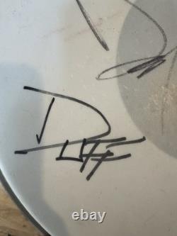 Velvet Revolver Signed Drum Skin Libertad 2008 UK Tour Whole Band Autograph