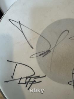 Velvet Revolver Signed Drum Skin Libertad 2008 UK Tour Whole Band Autograph