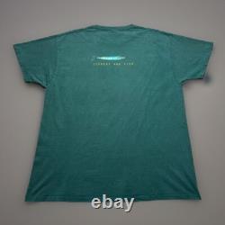 Vintage 1996 I Mother Earth Scenery And Fish Autographed Band Tour Shirt Size XL