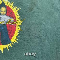 Vintage 1996 I Mother Earth Scenery And Fish Autographed Band Tour Shirt Size XL