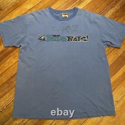 Vintage 90s Aquabats T Shirt Pop Punk Ska Rock Tour Size XL Signed Cartoon Band