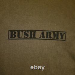 Vintage 90s Bush 1997 Gavin Rossdale Autographed Tour Band Green Rock T-Shirt L