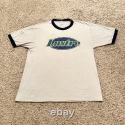 Vintage 90s Underground Grunge Band Lustre Autographed Ringer Tour Tee XL