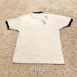 Vintage 90s Underground Grunge Band Lustre Autographed Ringer Tour Tee XL
