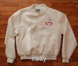 Vintage Alabama Full Band SIGNED 1990 Tour Bomber Jacket Randy Owen Jeff Cook