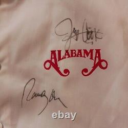 Vintage Alabama Full Band SIGNED 1990 Tour Bomber Jacket Randy Owen Jeff Cook