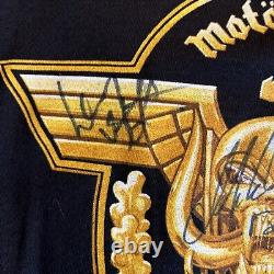 Vintage Autographed Motorhead 2002 Tour T Shirt XXL Rock Band Memorabilia US