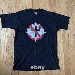 Vintage Bad Religion Tour Shirt Signed Men Large 1998 Edmonton