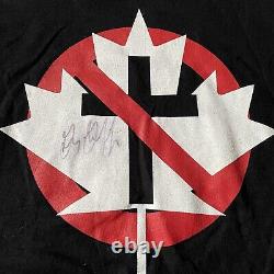 Vintage Bad Religion Tour Shirt Signed Men Large 1998 Edmonton