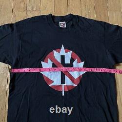 Vintage Bad Religion Tour Shirt Signed Men Large 1998 Edmonton