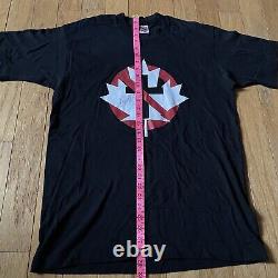 Vintage Bad Religion Tour Shirt Signed Men Large 1998 Edmonton