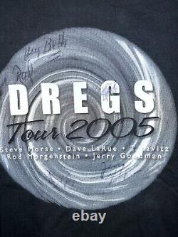 Vintage Dixie Dregs 2005 Tour Autographed Tee Shirt Men XL