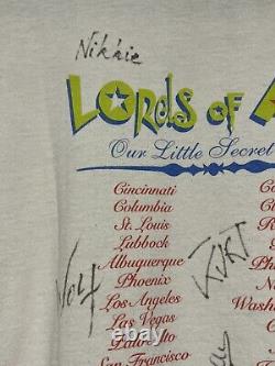 Vintage Lords Of Acid T Shirt Our Little Secret Tour Size L SIGNED