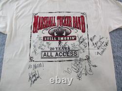 Vintage Marshall Tucker Band Concert Shirt XLarge Still Smokin' Signed Tour 1992