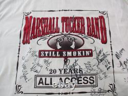 Vintage Marshall Tucker Band Concert Shirt XLarge Still Smokin' Signed Tour 1992