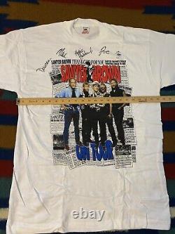 Vintage Signed Sawyer Brown Tour T-Shirt The Boys and Me Clean XL