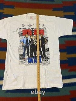 Vintage Signed Sawyer Brown Tour T-Shirt The Boys and Me Clean XL