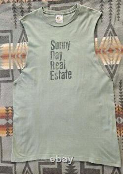 Vintage Sunny Day Real Estate Nate Mendel Signed Tour Shirt Large L Emo 90s Band