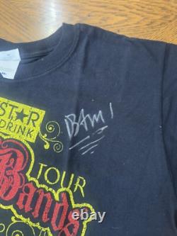 Viva la bands tour tee Presented By Bam Margera 2007 M Viva La Bam Autographed