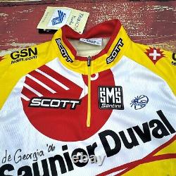 Vtg Saunier Duval Cycling Jersey Trikot XL 50 Team Autographed Tour De Georgia