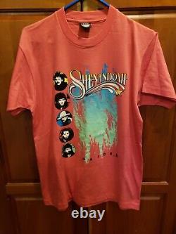 Vtg Shenandoah On Tour Country Music Band Single Stitch L Shirt & Signed CD Lot
