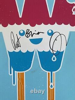 Weezer BAND SIGNED Concert Tour Poster 2016 Tour Rivers Cuomo Autograph