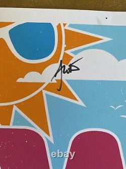 Weezer BAND SIGNED Concert Tour Poster 2016 Tour Rivers Cuomo Autograph