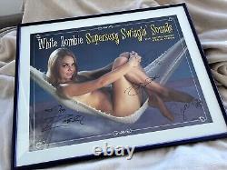 White Zombie Band Signed Supersexy Swingin Sounds Poster CD Lp Rob 1996 Tour