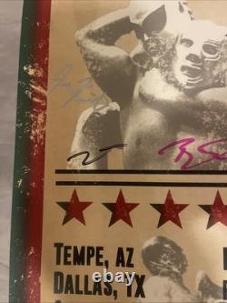 Whole band (puscifer/TOOL) signed Money Shot Tour Mask, poster and pass