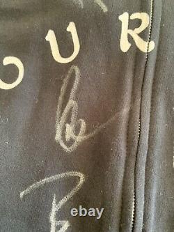 XL Journey Eclipse Tour Full 5 Member Band Signed Autographed Sweatshirt Rare