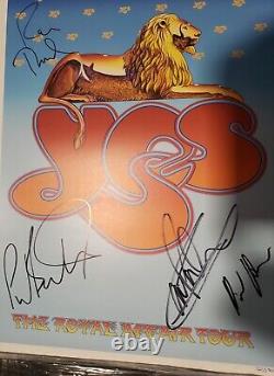 YES 2019 Royal Affair Band Concert Tour Poster signed 13x19 Limited Edition