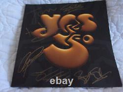 Yes 50 Year Anniversary Tour Book Band Signed Autographed + Baseball Hat Cap