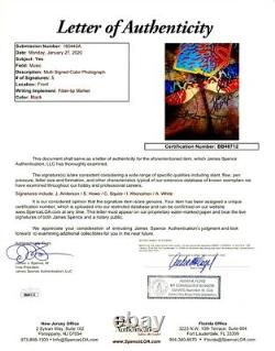 Yes Band Masterworks Tour Poster Hand Signed Autographed JSA COA